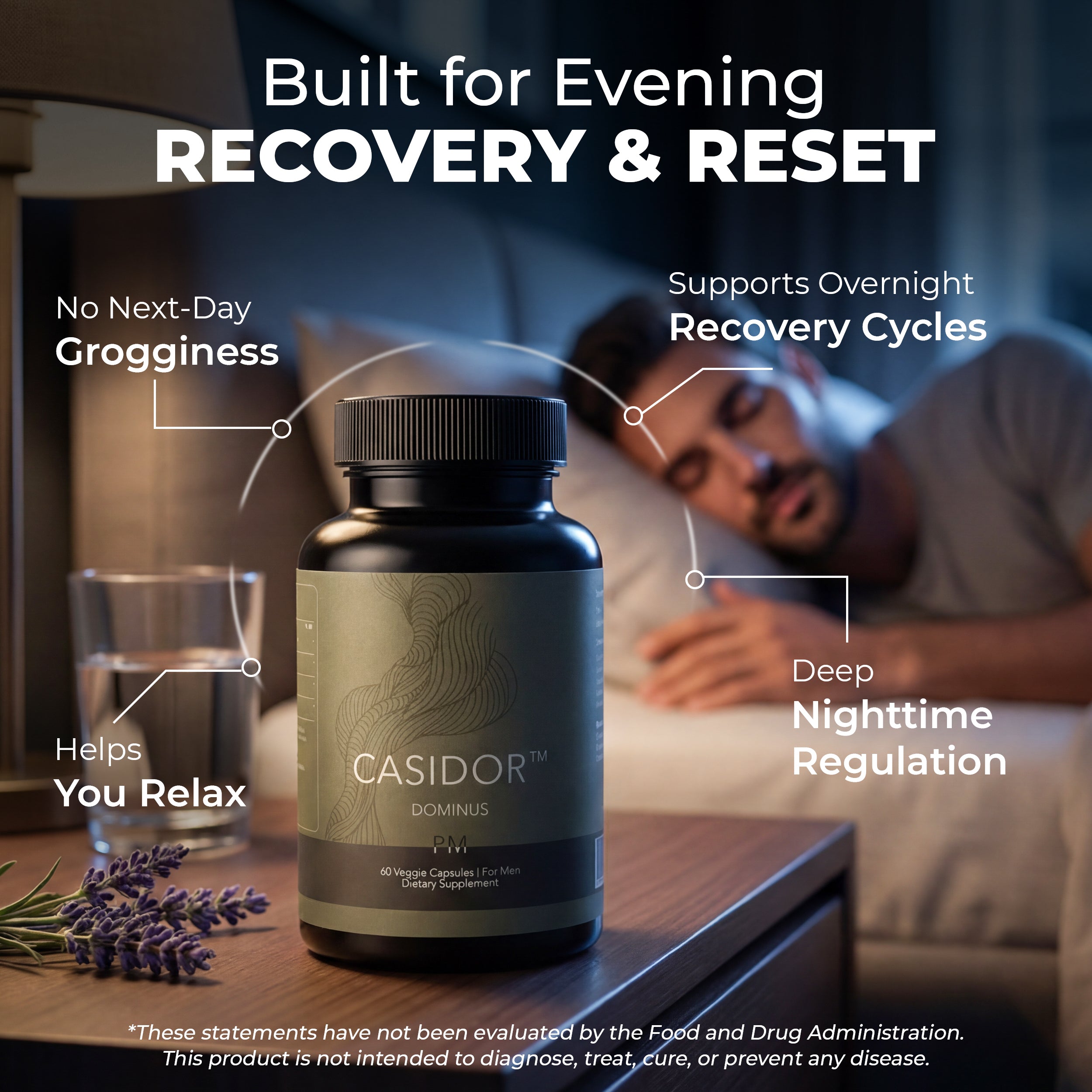 Casidor Dominus Multivitamins for Men | AM and PM Performance Formula